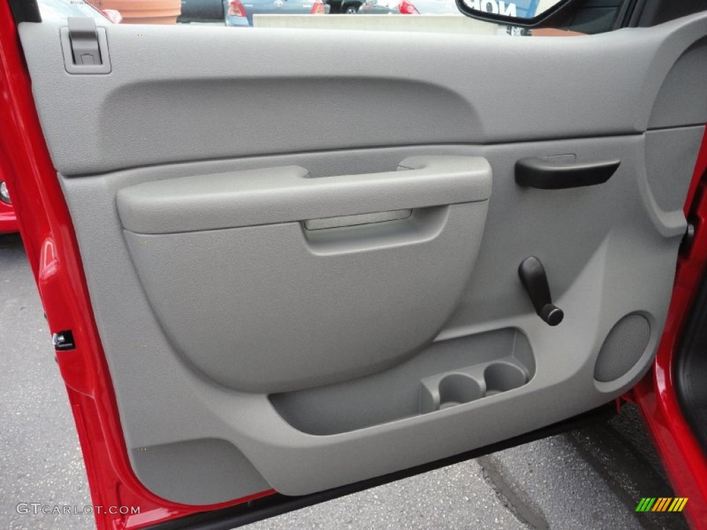 2011 Silverado 1500 Regular Cab 4x4 - Victory Red / Dark Titanium photo #14