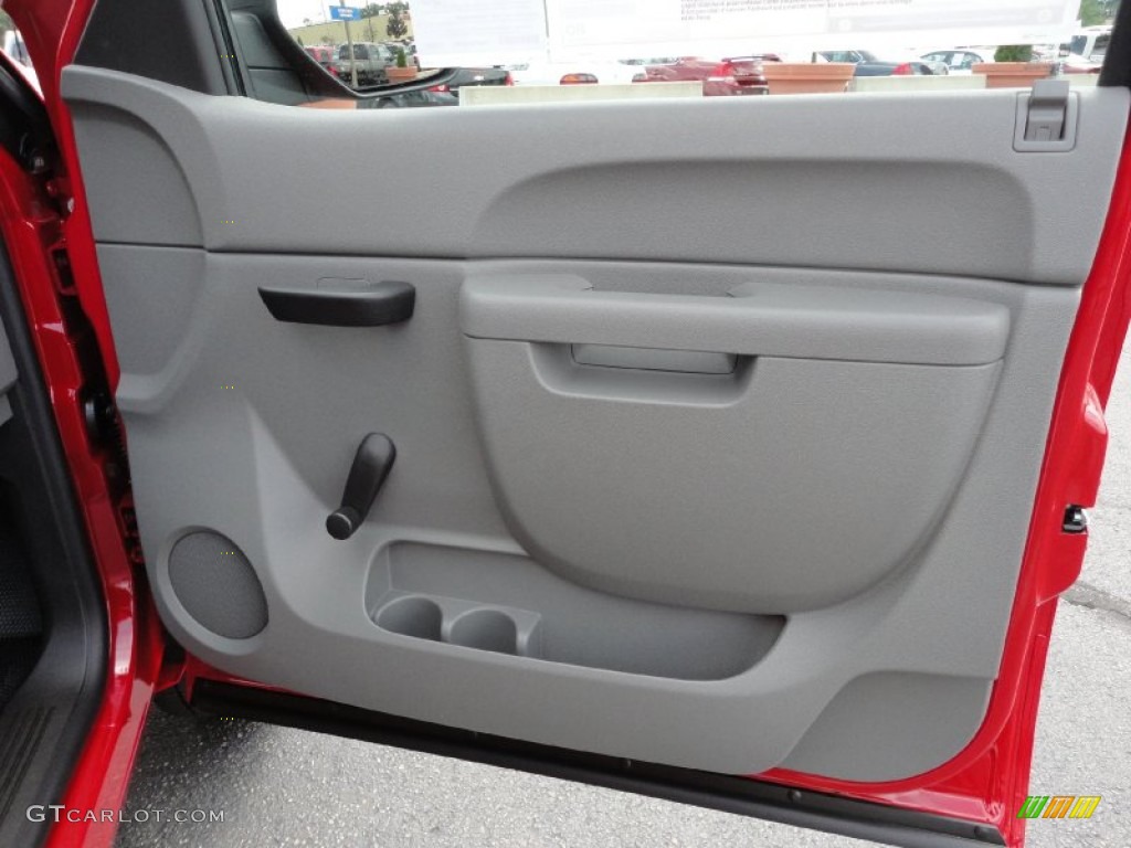 2011 Silverado 1500 Regular Cab 4x4 - Victory Red / Dark Titanium photo #17