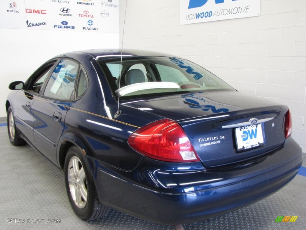 2000 Taurus SEL - Medium Royal Blue Metallic / Medium Parchment photo #3