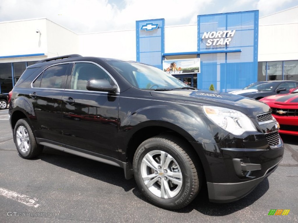 2012 Equinox LT AWD - Black Granite Metallic / Jet Black photo #1