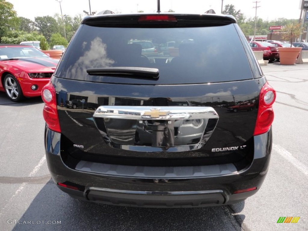 2012 Equinox LT AWD - Black Granite Metallic / Jet Black photo #6