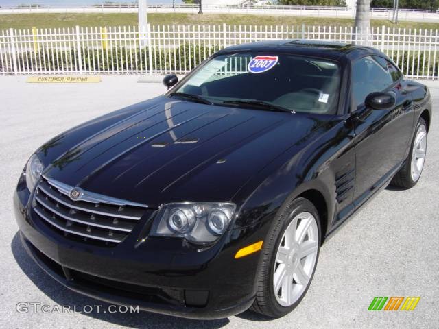 Black 2007 Chrysler Crossfire Coupe Exterior Photo #527020