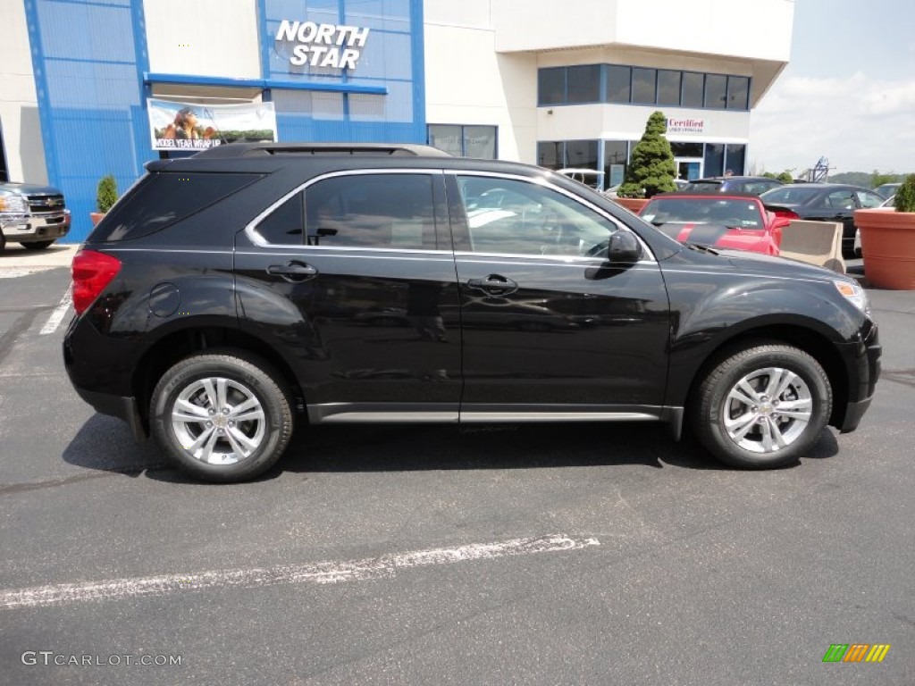 2012 Equinox LT AWD - Black Granite Metallic / Jet Black photo #8