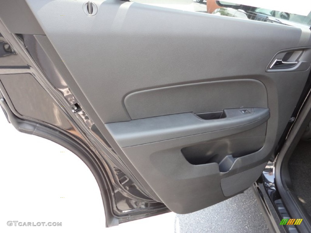 2012 Equinox LT AWD - Black Granite Metallic / Jet Black photo #14