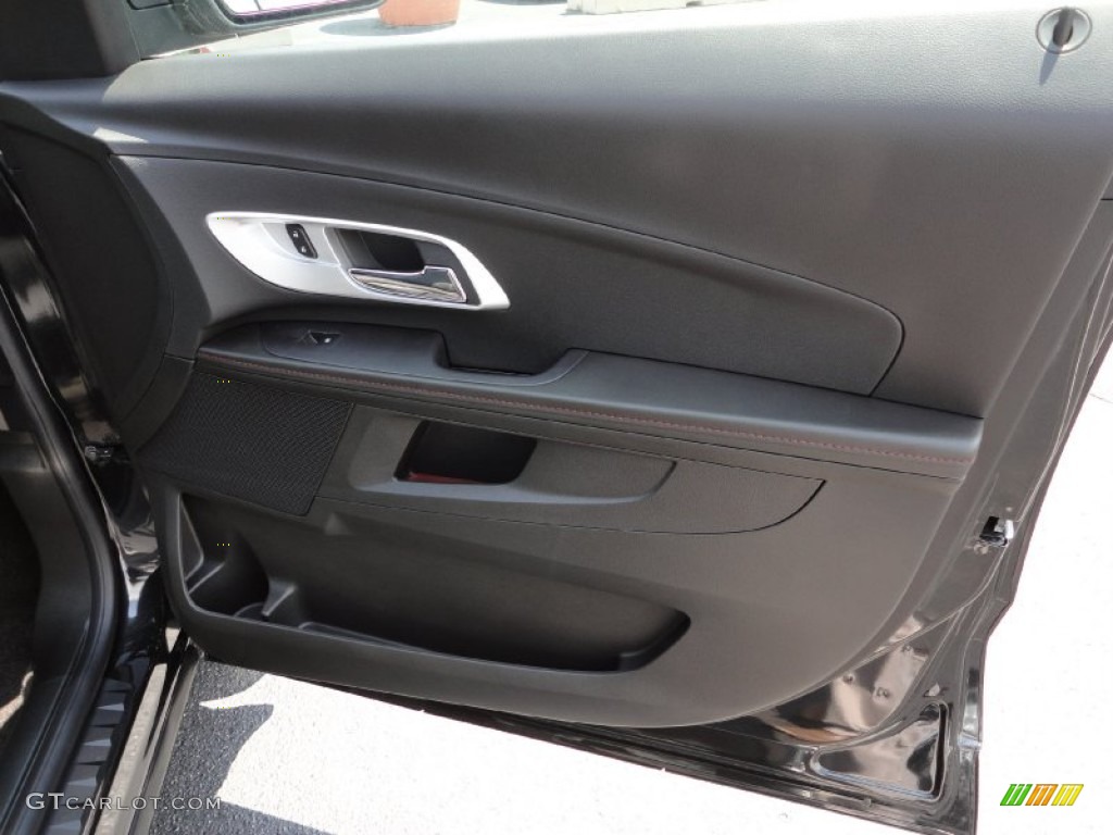 2012 Equinox LT AWD - Black Granite Metallic / Jet Black photo #17