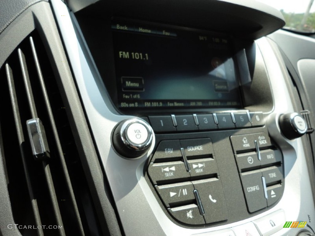 2012 Equinox LT AWD - Black Granite Metallic / Jet Black photo #18