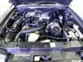 2002 True Blue Metallic Ford Mustang V6 Coupe  photo #5