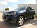 2012 Night Blue Metallic Volkswagen Touareg TDI Lux 4XMotion  photo #3