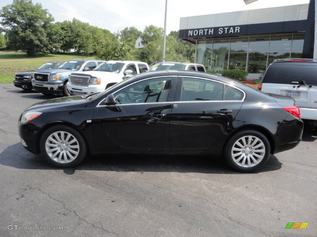 2011 Regal CXL Turbo - Carbon Black Metallic / Ebony photo #2