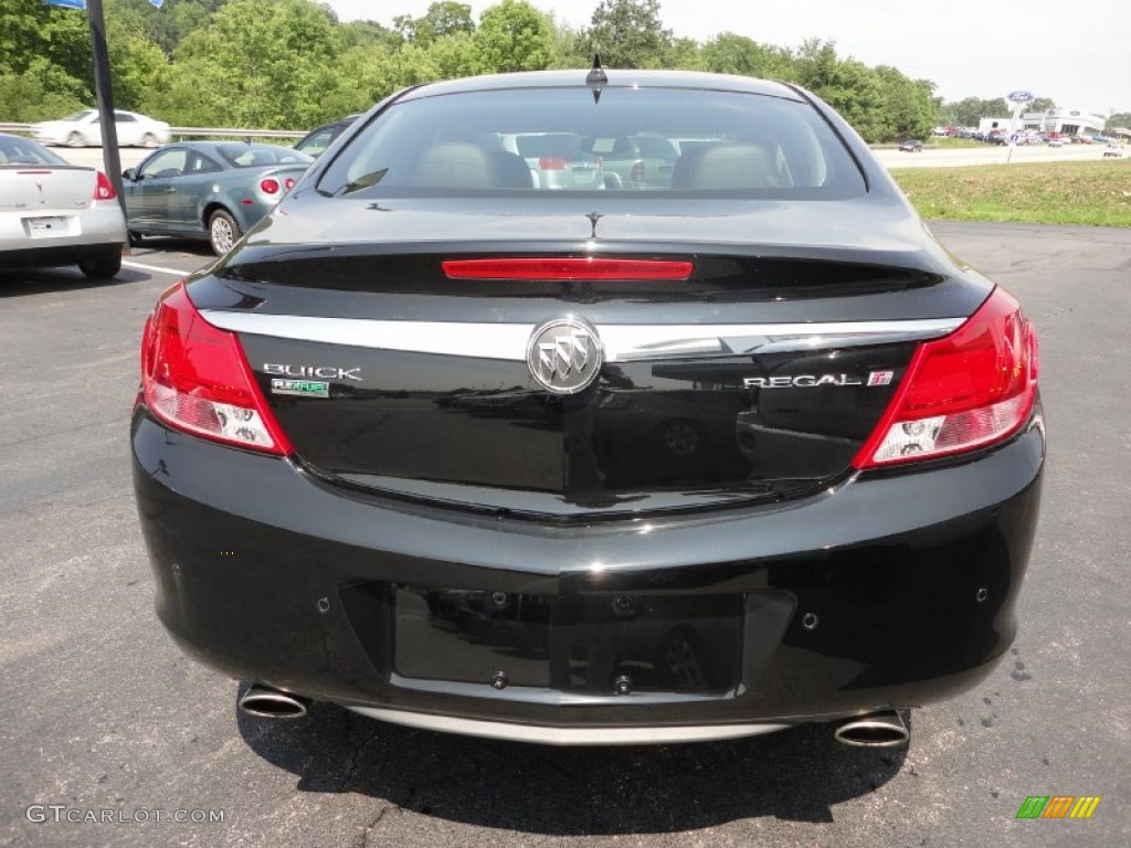 2011 Regal CXL Turbo - Carbon Black Metallic / Ebony photo #4