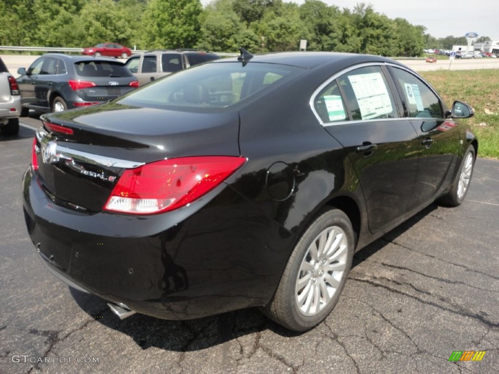 2011 Regal CXL Turbo - Carbon Black Metallic / Ebony photo #5
