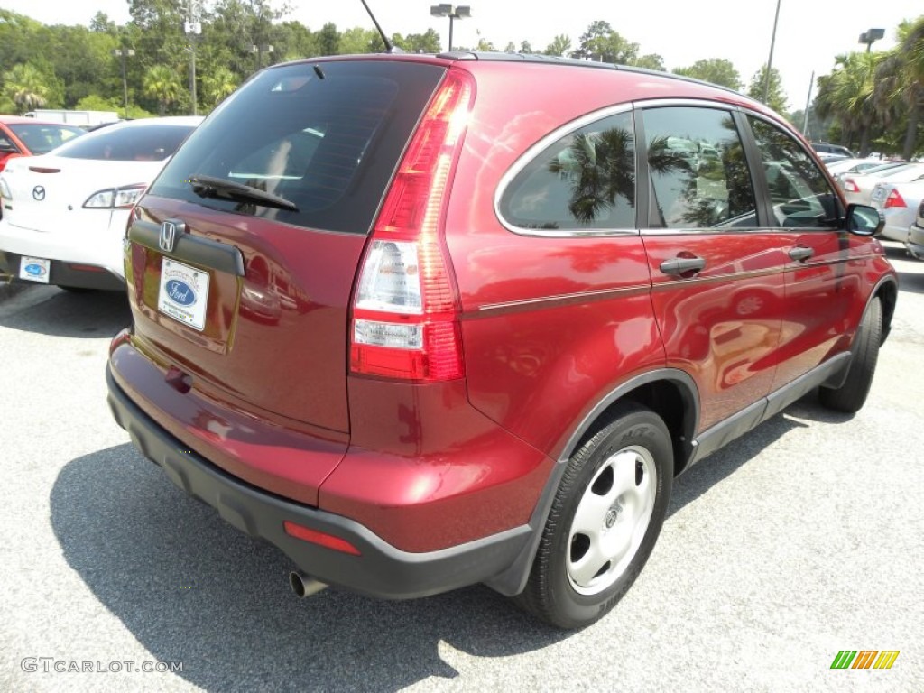 2008 CR-V LX - Tango Red Pearl / Gray photo #13
