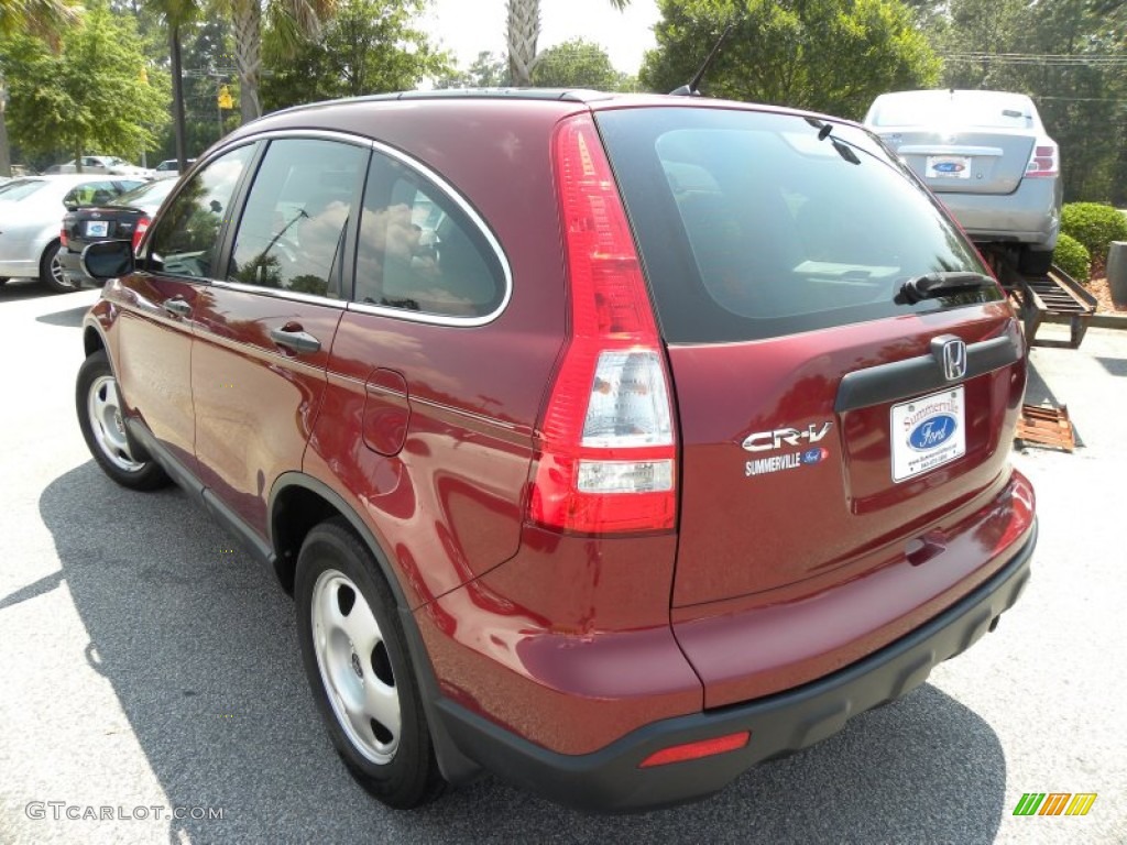 2008 CR-V LX - Tango Red Pearl / Gray photo #15