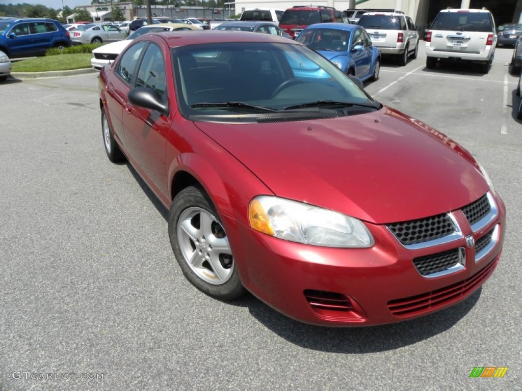 2005 Stratus SXT Sedan - Inferno Red Crystal Pearl / Dark Slate Gray photo #1