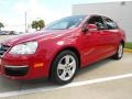 2008 Salsa Red Volkswagen Jetta S Sedan  photo #3