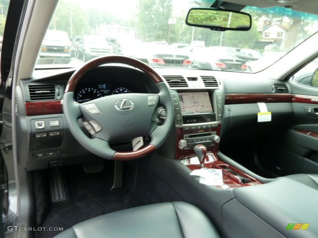 Black Interior 2011 Lexus LS 460 AWD Photo #52706700