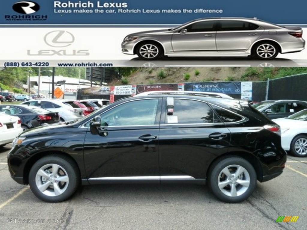 2011 RX 350 AWD - Obsidian Black / Parchment photo #1