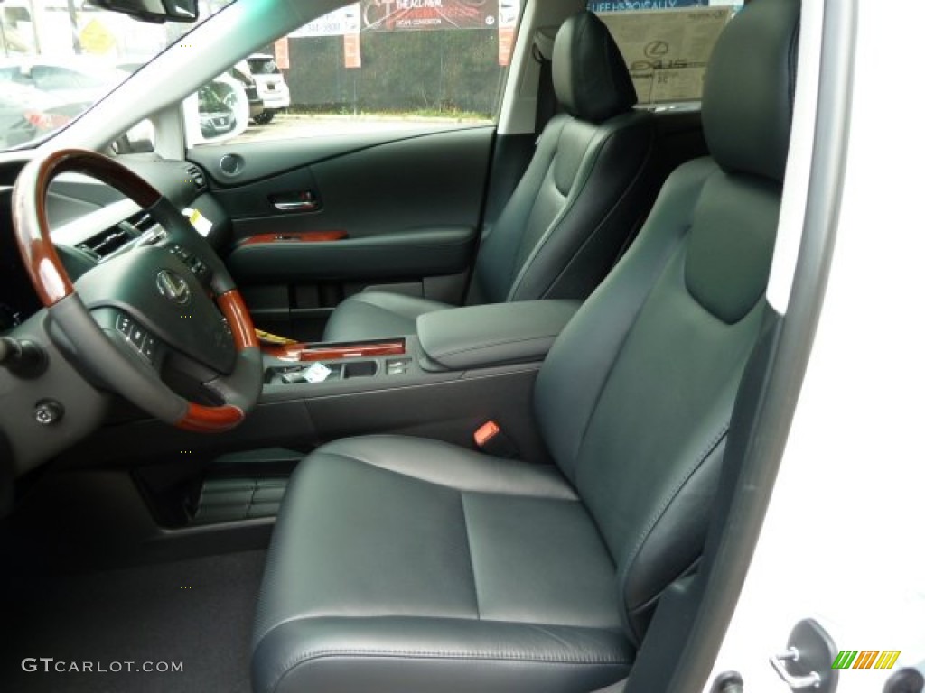Black Interior 2011 Lexus RX 350 AWD Photo #52707840