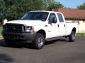 2003 Oxford White Ford F350 Super Duty Lariat Crew Cab 4x4  photo #9