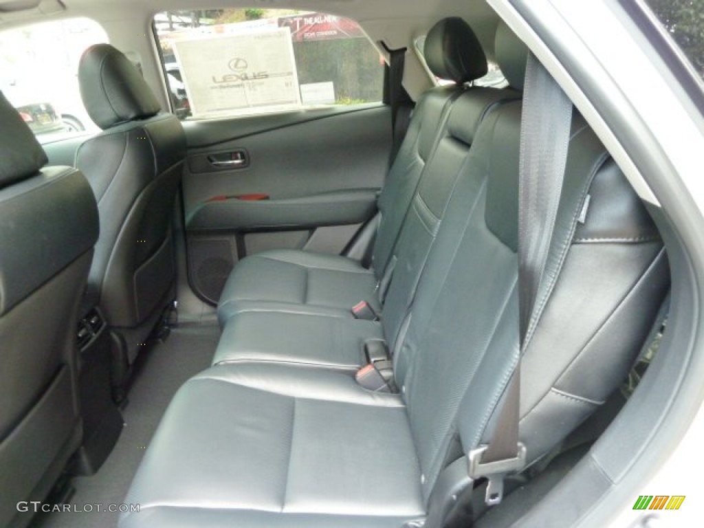Black Interior 2011 Lexus RX 350 AWD Photo #52707861