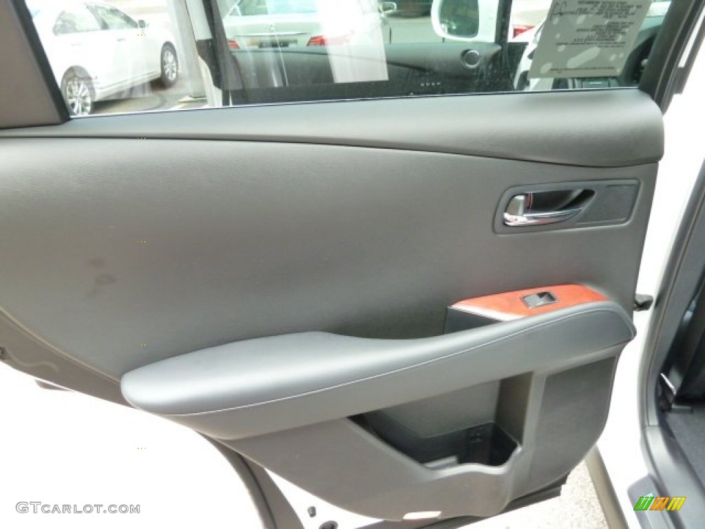 2011 Lexus RX 350 AWD Black Door Panel Photo #52707882