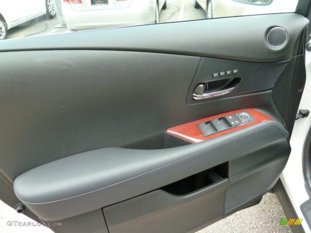2011 Lexus RX 350 AWD Black Door Panel Photo #52707889