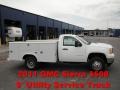 2011 Summit White GMC Sierra 3500HD Work Truck Regular Cab Utility  photo #1