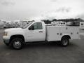 2011 Summit White GMC Sierra 3500HD Work Truck Regular Cab Utility  photo #4