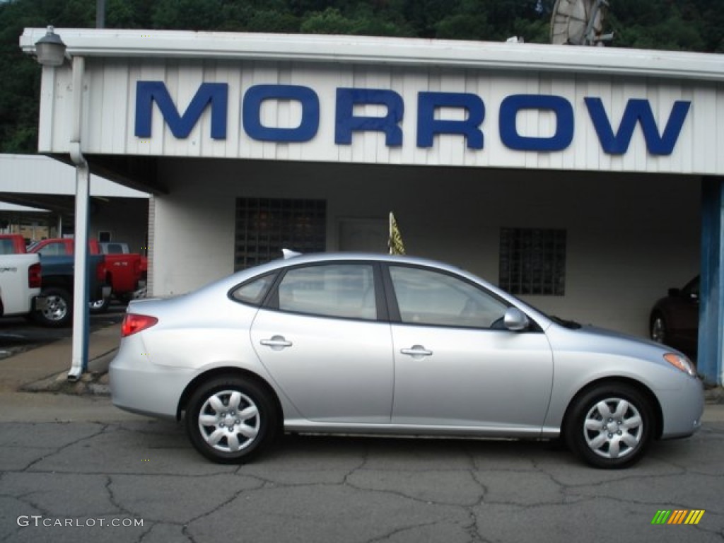 2009 Elantra GLS Sedan - Quicksilver / Gray photo #1