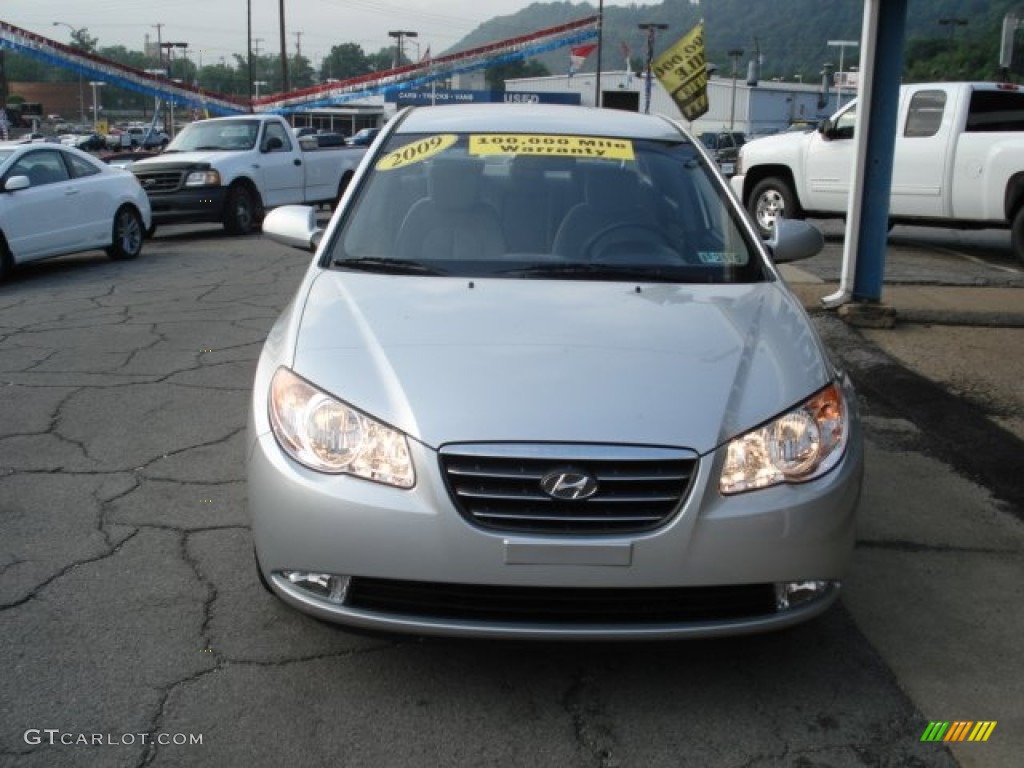 2009 Elantra GLS Sedan - Quicksilver / Gray photo #3