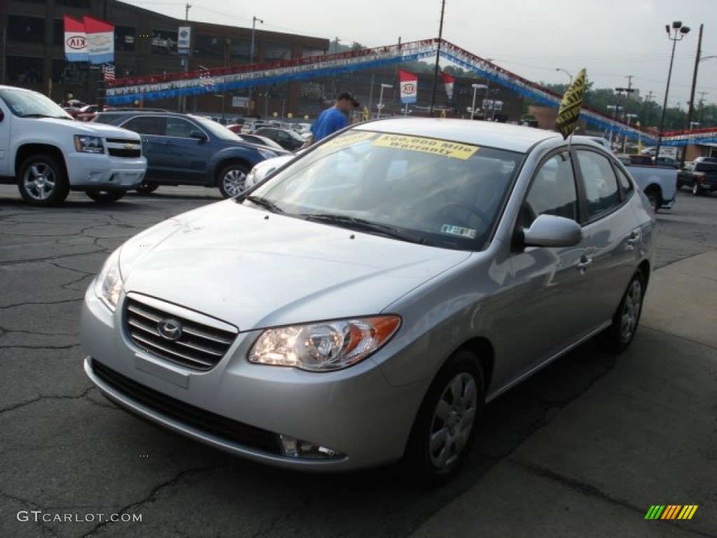 2009 Elantra GLS Sedan - Quicksilver / Gray photo #4