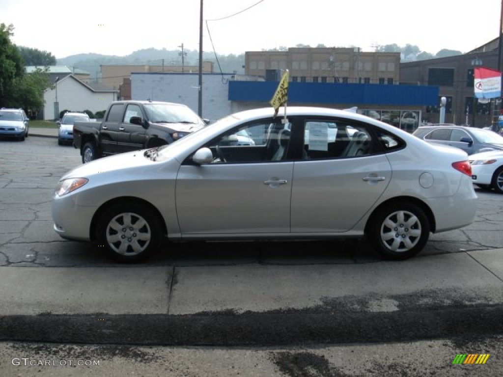 2009 Elantra GLS Sedan - Quicksilver / Gray photo #5
