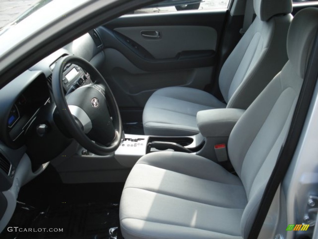 2009 Elantra GLS Sedan - Quicksilver / Gray photo #14