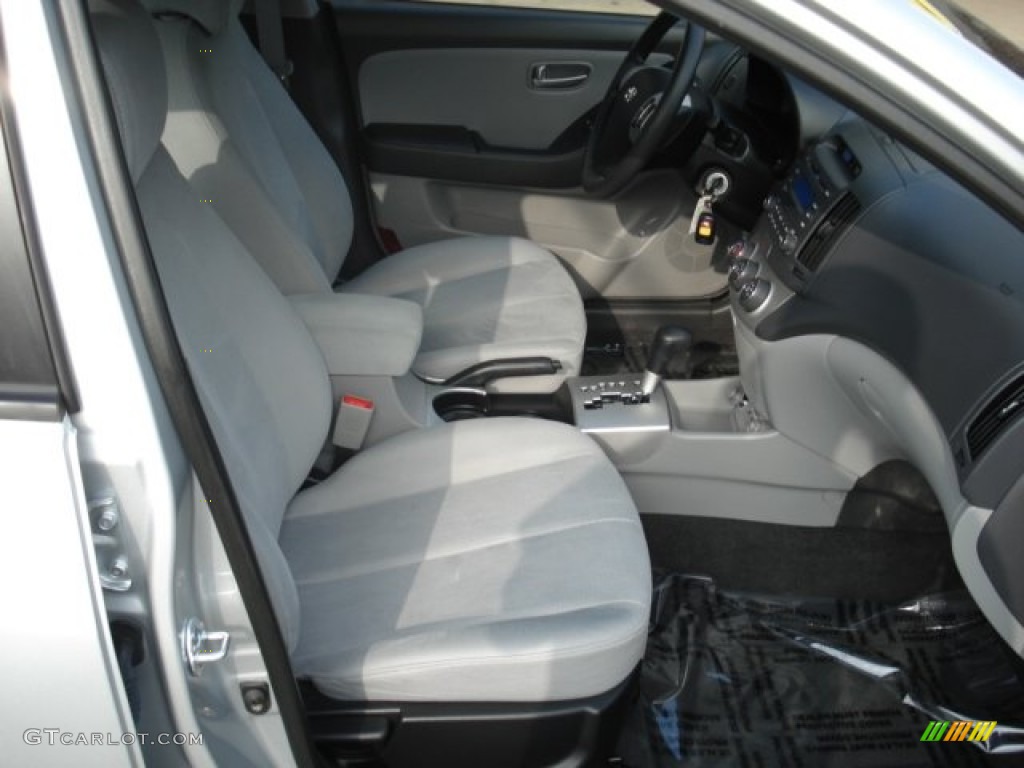 2009 Elantra GLS Sedan - Quicksilver / Gray photo #20