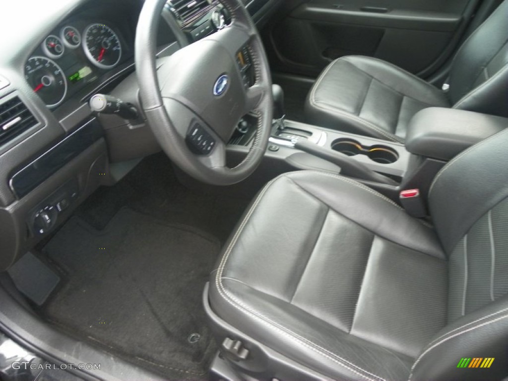 Charcoal Black Interior 2009 Ford Fusion SEL V6 AWD Photo #52709541
