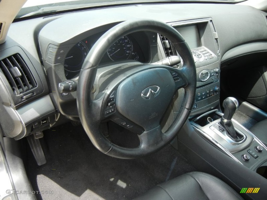 Graphite Interior 2010 Infiniti G 37 x AWD Sedan Photo #52711080