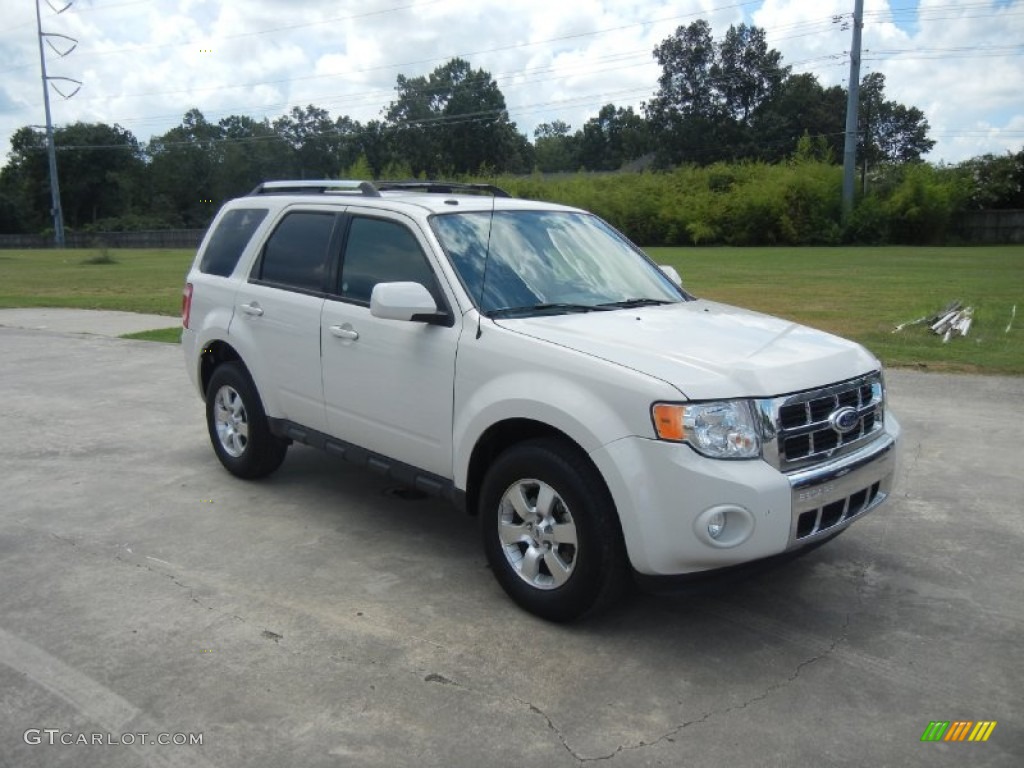 2010 Escape Limited V6 - White Suede / Charcoal Black photo #1