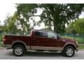 2004 Dark Toreador Red Metallic Ford F150 Lariat SuperCrew 4x4  photo #13