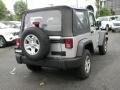 2008 Bright Silver Metallic Jeep Wrangler X 4x4  photo #7