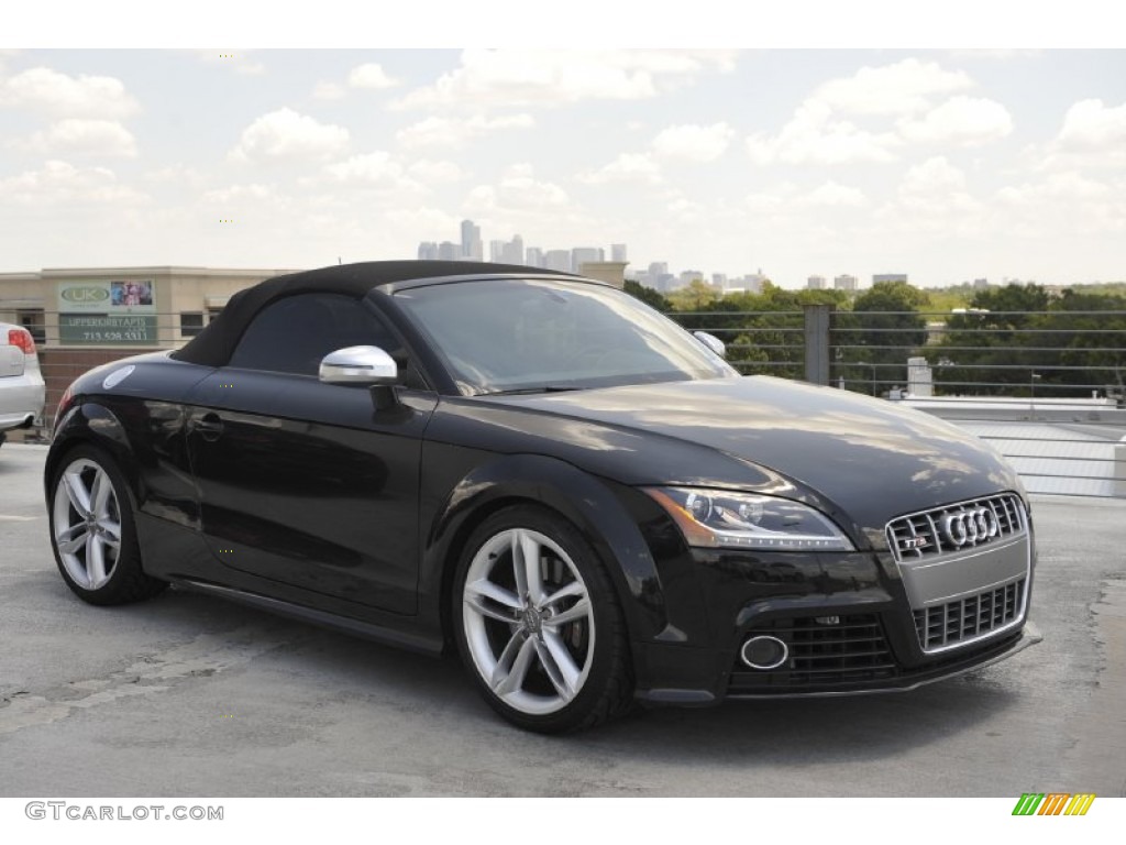 Brilliant Black 2009 Audi TT S 2.0T quattro Roadster Exterior Photo #52715457