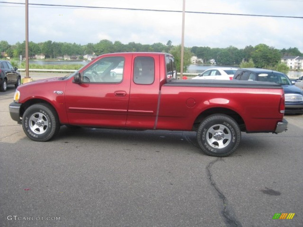 Burgundy Red Metallic 2003 Ford F150 XLT SuperCab Exterior Photo #52715970