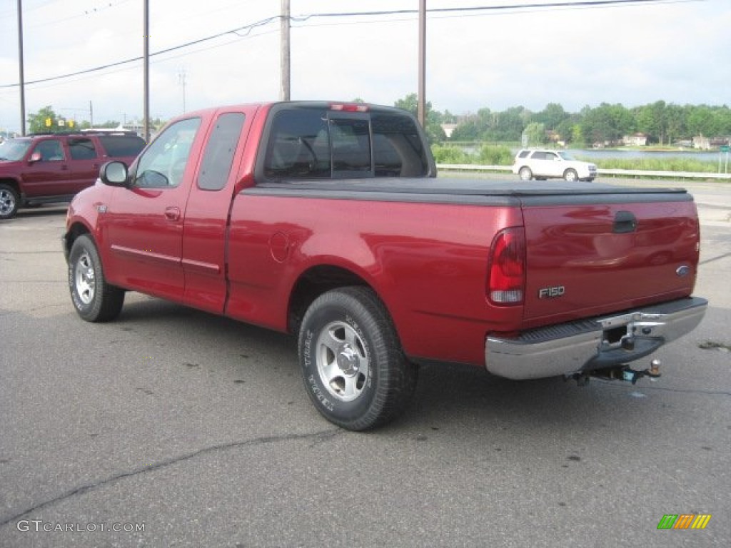 Burgundy Red Metallic 2003 Ford F150 XLT SuperCab Exterior Photo #52716021