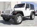 2009 Stone White Jeep Wrangler X 4x4  photo #3