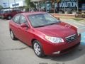 2007 Redfire Pearl Hyundai Elantra GLS Sedan  photo #1