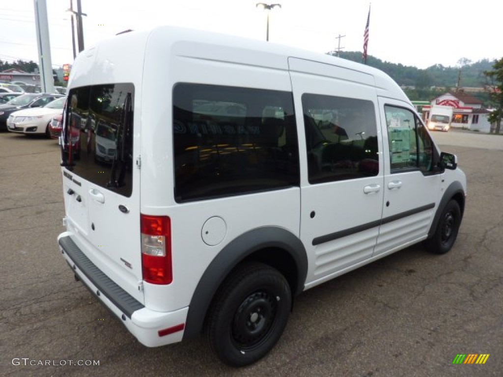 Frozen White 2011 Ford Transit Connect XLT Premium Passenger Wagon Exterior Photo #52719459