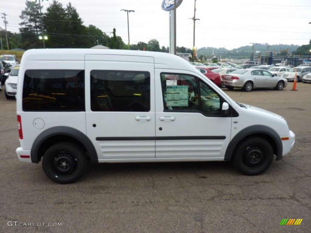 Frozen White 2011 Ford Transit Connect XLT Premium Passenger Wagon Exterior Photo #52719468
