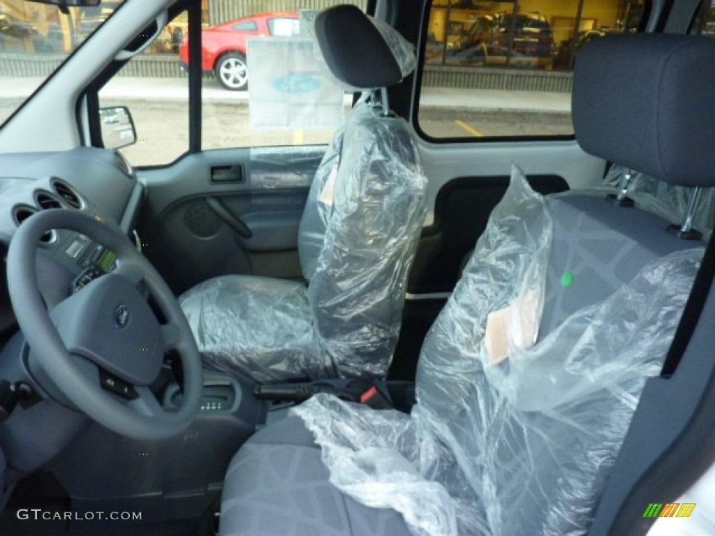 Dark Grey Interior 2011 Ford Transit Connect XLT Premium Passenger Wagon Photo #52719525