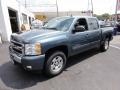 2011 Blue Granite Metallic Chevrolet Silverado 1500 LT Crew Cab 4x4  photo #2