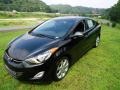 2012 Black Noir Pearl Hyundai Elantra Limited  photo #7