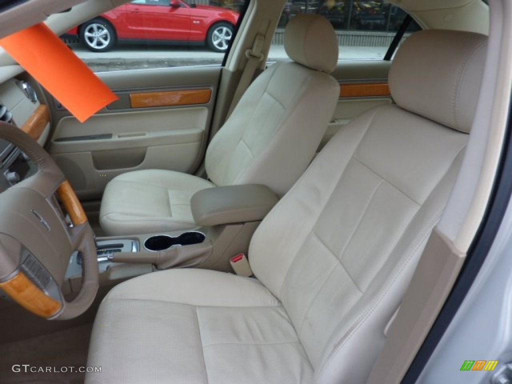 2008 MKZ Sedan - Light Sage Metallic / Sand photo #10